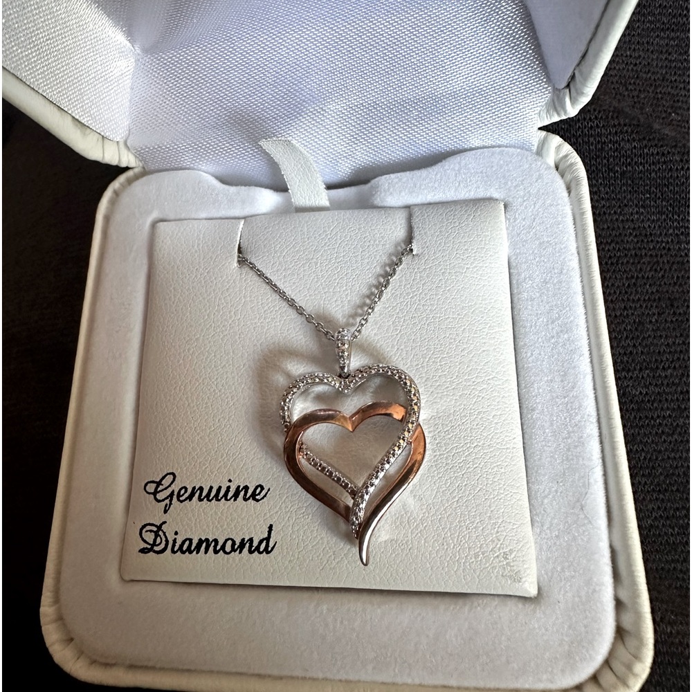 Diamond Heart Neckace